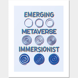 Emerging Metaverse Immersionist Posters and Art